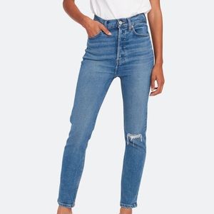 Re/Done 90’s Ultra High Rise Ankle Jeans 24 NWT